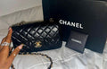 CHANEL 19 Black Quilted Leather Flap Shoulder Crossbody Bag Mixed Metal Chain